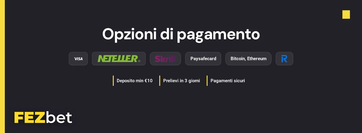 Verifica opzioni pagamento disponibili